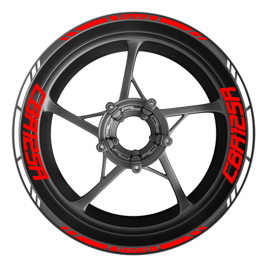 CBR125R Felgenrand- & Felgenbett Aufkleber