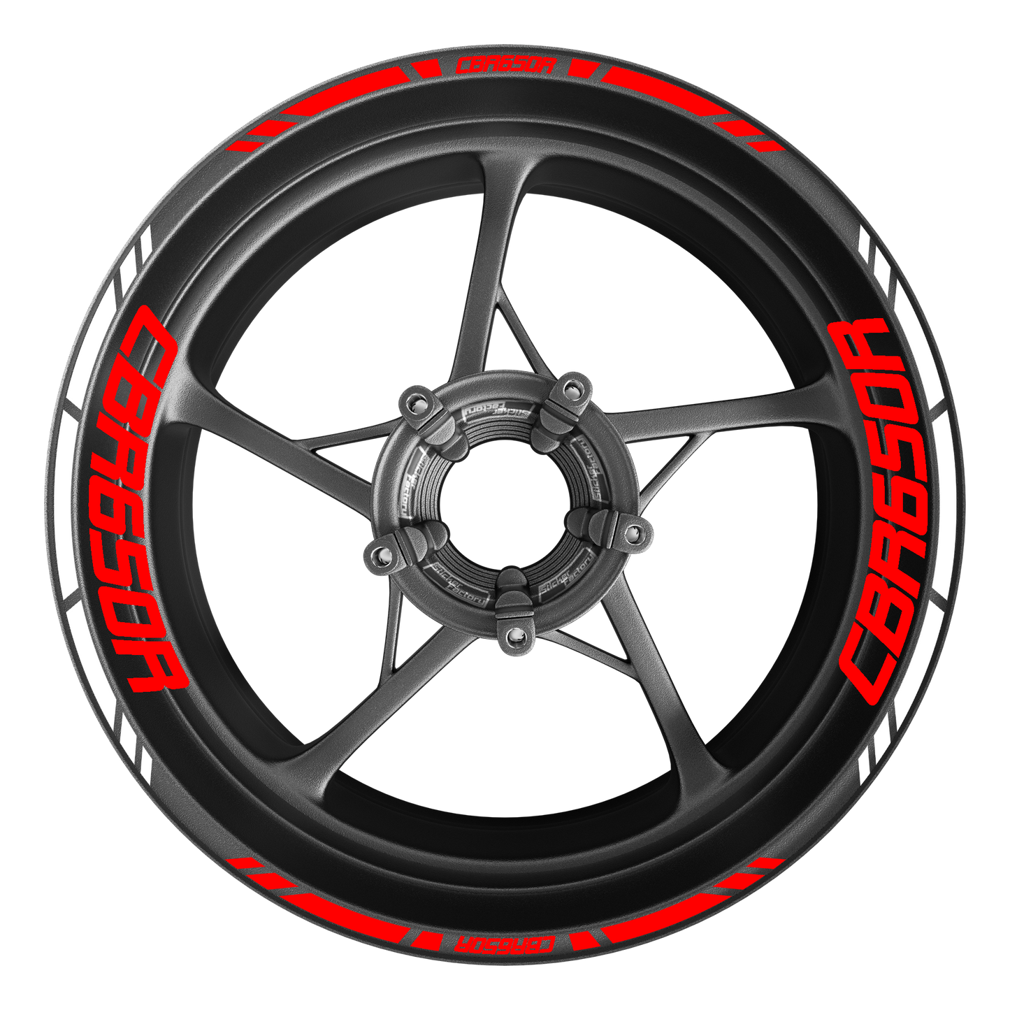 CBR650R Felgenrand- & Felgenbett Aufkleber