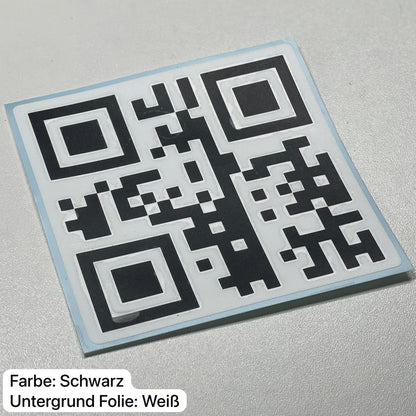 Personalisierter QR-Code Aufkleber