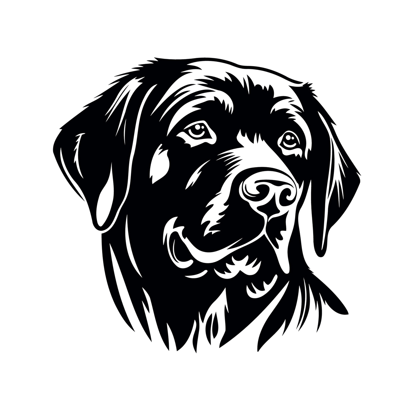 Labrador Kopf Aufkleber