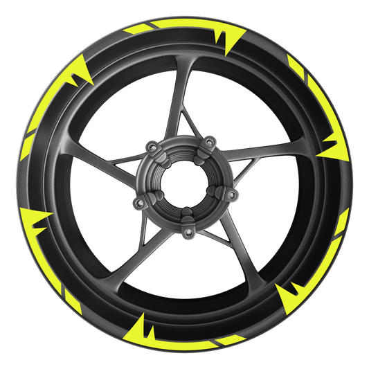 Felgenaufkleber Spikes