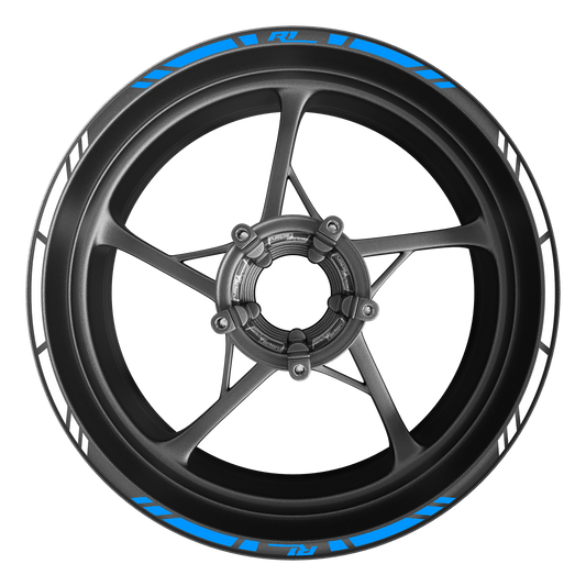 R1 Felgenrandaufkleber GP-Style 2-Farbig