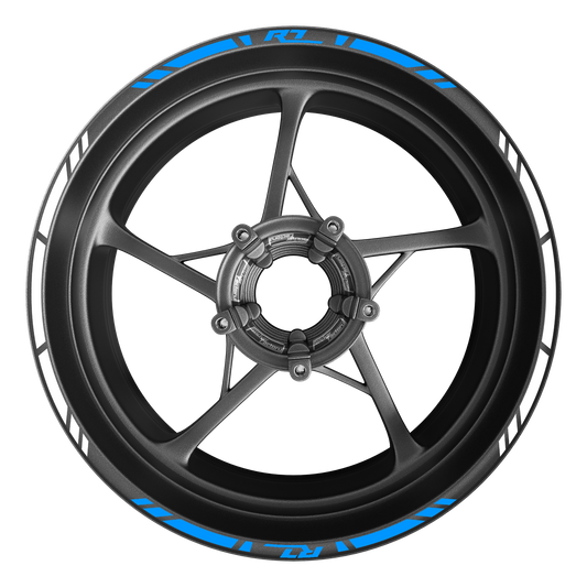 R7 Felgenrandaufkleber GP-Style 2-Farbig