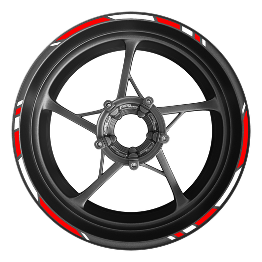 Felgenrandaufkleber GP-Style 2-Farbig