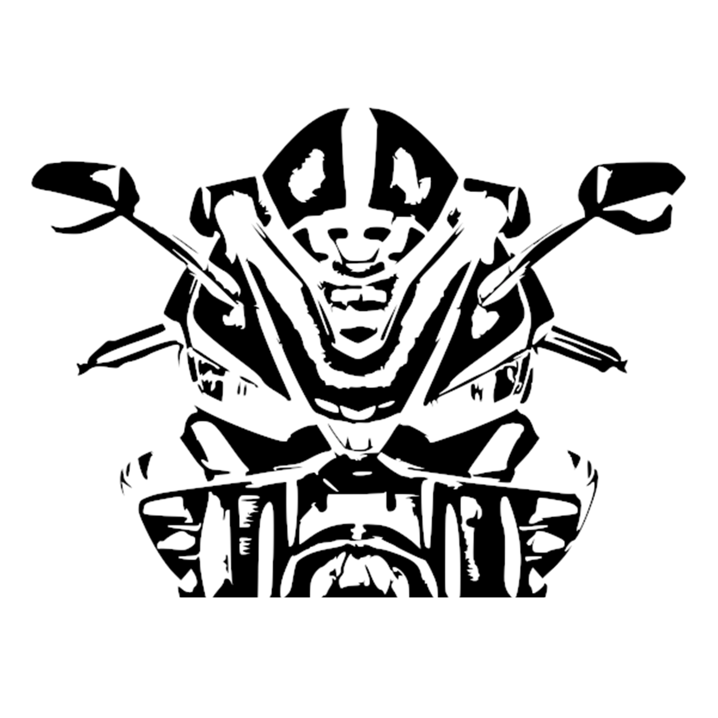 silhouette stickers - RSV4