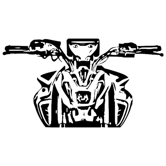 silhouette stickers - MT07
