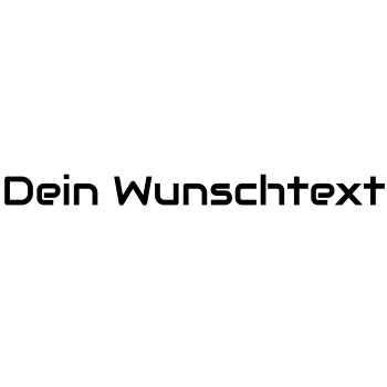 Wunschtext Aufkleber