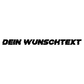 Wunschtext Aufkleber
