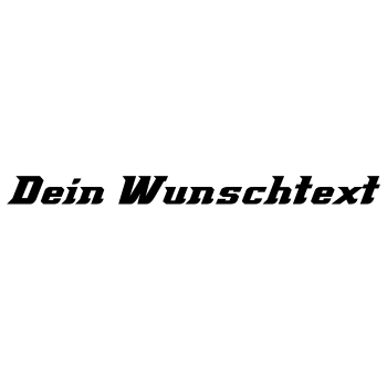 Wunschtext Aufkleber