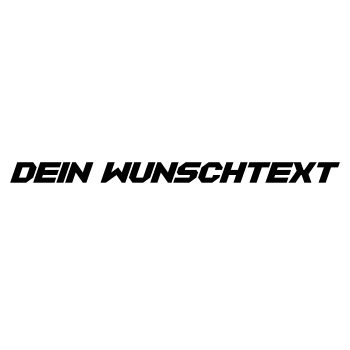 Wunschtext Aufkleber