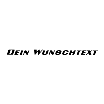 Wunschtext Aufkleber