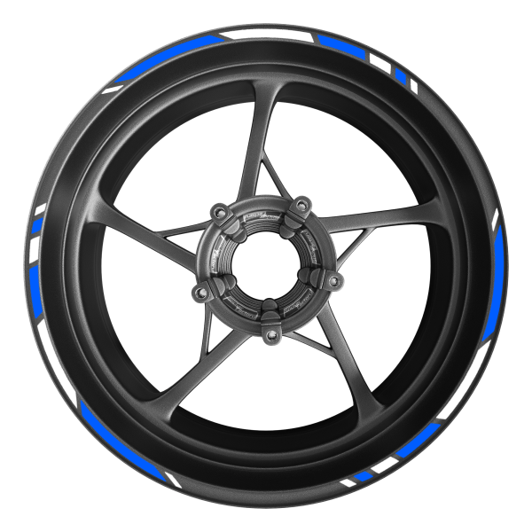 Felgenrandaufkleber GP-Style - 2-Farbig